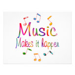 Music Makes it Happen Custom Invitation