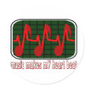 Music Makes My Heart Beat stickers
