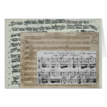 Music Manuscripts cards by missprinteditions Music Manuscripts cards