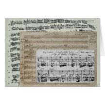 Music Manuscripts Card