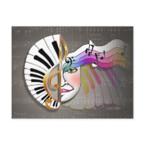 Music Mask POST CARDS