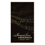 Music Musical Symphony Notes Song Singing Artist Business Card Templates