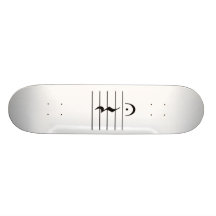 Music Notation Rest Blank Skateboard Deck