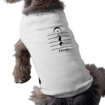 Music Notation Rest with Hush Pet Shirt