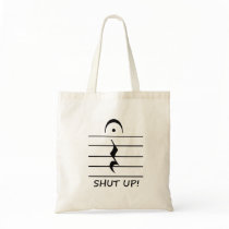 Music Notation Rest with Shut up Bags