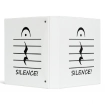 Music Notation Rest with Silence Binders