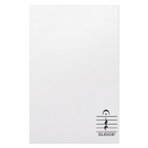 Music Notation Rest with Silence Stationery Paper