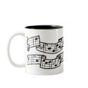 Music Note Coffee Mug by djteresa Music Note Coffee Mug