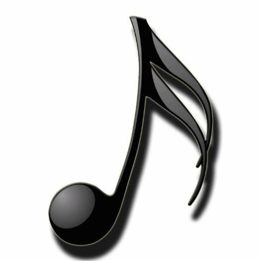 Music Note Cut Out Zazzle