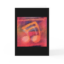 Music Note Greeting Card by talliktok_katauyak Music Note Greeting Card