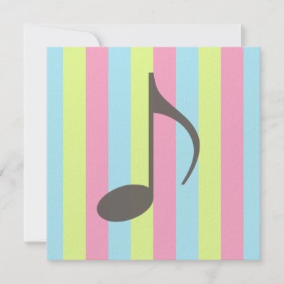 Music Note Custom Invites by misstaraleexo music note
