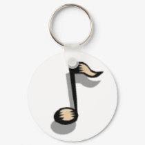 Music Note Keychain