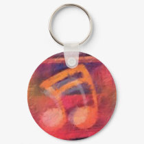 Music Note Keychain by talliktok_katauyak Music Note Keychain