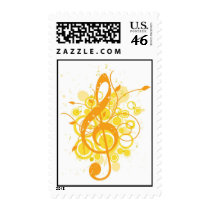 Music Note postage by Hit_or_Miss Music Note postage