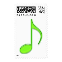 Music Note Postage Stamps