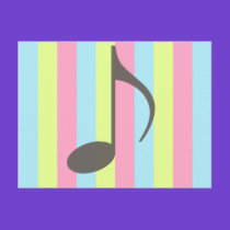 Music Note postcards