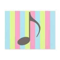 Music Note postcards