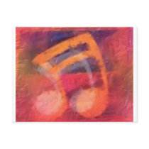 Music Note Postcard