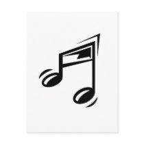 Music Note postcards