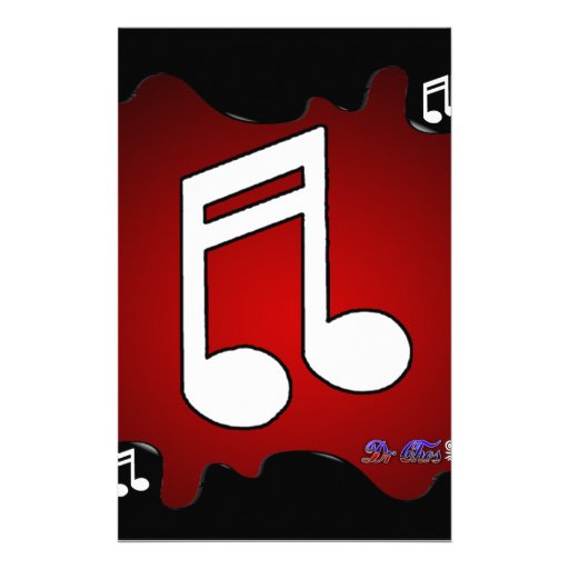 Music Stationery Custom Music Stationary Zazzle