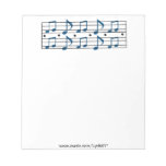 Music note scale notepads