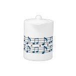 Music note scale teapots