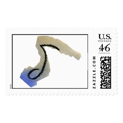 MUSIC NOTE stamp by ineedapeergroup
