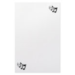 Music Note Stationary Stationery Design