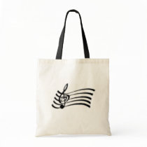 MUSIC NOTE TOTE bags