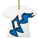 music note with wings ornaments