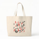Music Notes Tote Bags