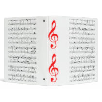Music Notes binders