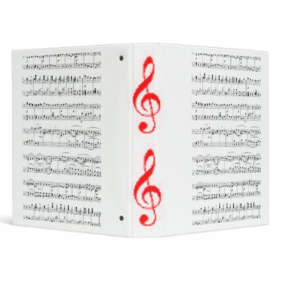 Music Notes binders