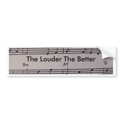 Music Notes bumper stickers