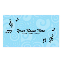 Music Notes Business Cards