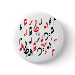 Music Notes Pin