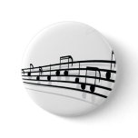 Music Notes Pinback Button