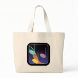 music notes design canvas bags