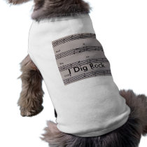 Music Notes pet clothing