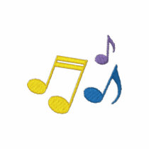 Music Notes embroidered shirts by ZazzleEmbroidery Music Notes embroidered shirts