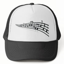 Music Notes Trucker Hats