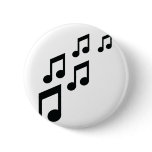music notes icon pin