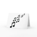 music notes icon cards