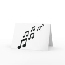 music notes icon cards