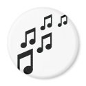 music notes icon magnets