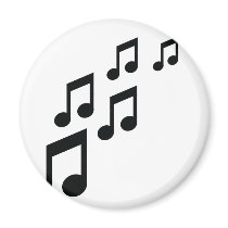 music notes icon magnets