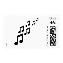 music notes icon postage