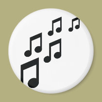 music notes icon magnets
