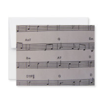 Music Notes invitations