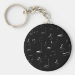 MUSIC NOTES KEY CHAIN